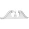 Ekena Millwork Rams Head Architectural Grade PVC Pediment (Urn Ships Unattached in Box), 58"W x 14-1/2"H x 2-3/4"P PEDPS058X145RHP00 - alternate 1
